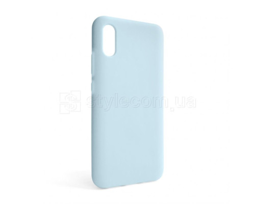 Чохол Full Silicone Case для Xiaomi Redmi 9A light blue (05) (без логотипу)