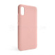 Чохол Full Silicone Case для Xiaomi Redmi 9A light pink (12) (без логотипу)