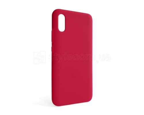 Чохол Full Silicone Case для Xiaomi Redmi 9A rose red (42) (без логотипу)