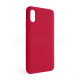 Чохол Full Silicone Case для Xiaomi Redmi 9A rose red (42) (без логотипу)