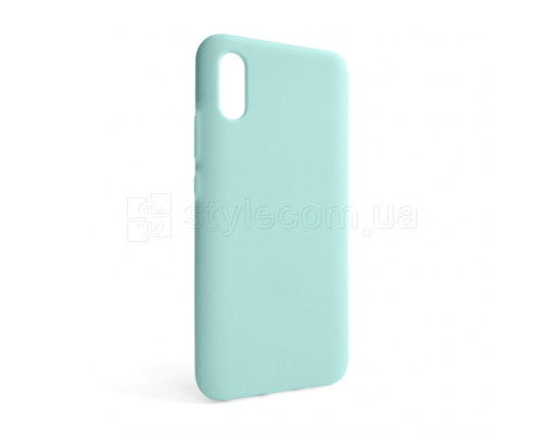 Чохол Full Silicone Case для Xiaomi Redmi 9A turquoise (17) (без логотипу)