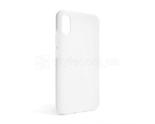 Чохол Full Silicone Case для Xiaomi Redmi 9A white (09) (без логотипу)
