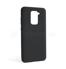 Чохол Full Silicone Case для Xiaomi Redmi Note 9 black (18) (без логотипу)