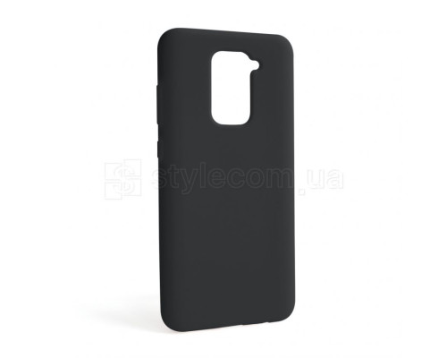 Чохол Full Silicone Case для Xiaomi Redmi Note 9 black (18) (без логотипу)