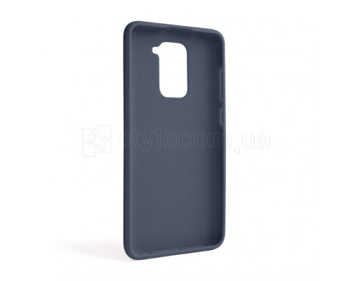 Чохол Full Silicone Case для Xiaomi Redmi Note 9 dark blue (08) (без логотипу)