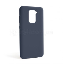 Чохол Full Silicone Case для Xiaomi Redmi Note 9 dark blue (08) (без логотипу)