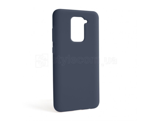 Чохол Full Silicone Case для Xiaomi Redmi Note 9 dark blue (08) (без логотипу)