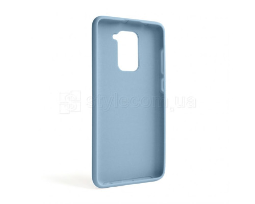 Чохол Full Silicone Case для Xiaomi Redmi Note 9 light blue (05) (без логотипу)