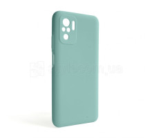 Чохол Full Silicone Case для Xiaomi Redmi Note 10 4G turquoise (17) (без логотипу)