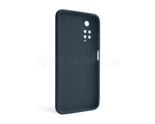 Чохол Full Silicone Case для Xiaomi Redmi Note 11 4G, Redmi Note 11S dark blue (08) (без логотипу)