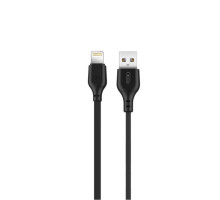 Кабель USB XO NB103 Lightning Quick Charge 2.1A black TPS-2710000181965