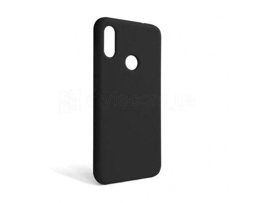 Чохол Full Silicone Case для Xiaomi Redmi Note 7 black (18) (без логотипу)