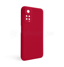 Чохол Full Silicone Case для Xiaomi Redmi Note 11 4G, Redmi Note 11S rose red (42) (без логотипу)