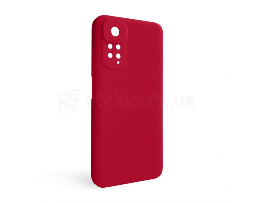 Чохол Full Silicone Case для Xiaomi Redmi Note 11 4G, Redmi Note 11S rose red (42) (без логотипу)