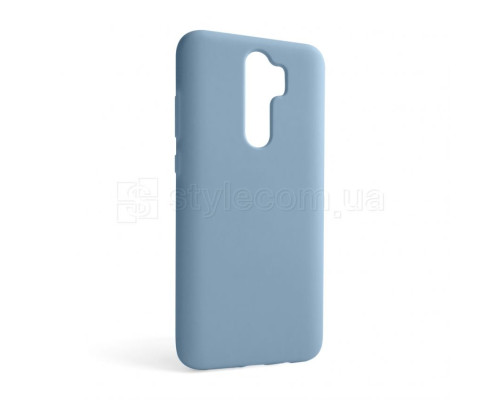 Чохол Full Silicone Case для Xiaomi Redmi Note 8 Pro light blue (05) (без логотипу)