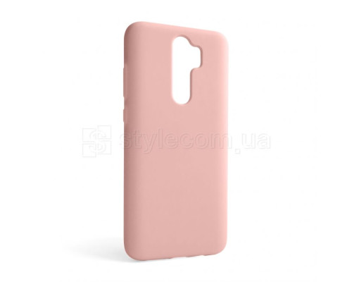 Чохол Full Silicone Case для Xiaomi Redmi Note 8 Pro light pink (12) (без логотипу)