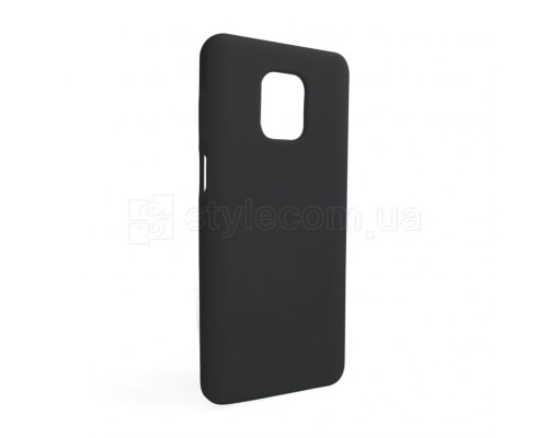 Чохол Full Silicone Case для Xiaomi Redmi Note 9 Pro black (18) (без логотипу)