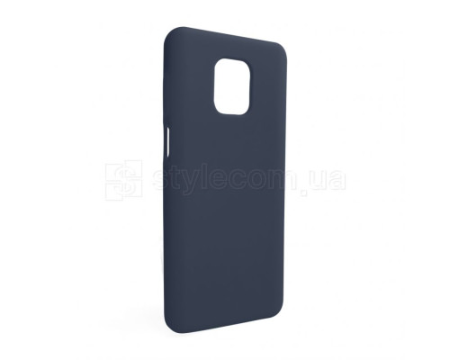 Чохол Full Silicone Case для Xiaomi Redmi Note 9 Pro dark blue (08) (без логотипу)