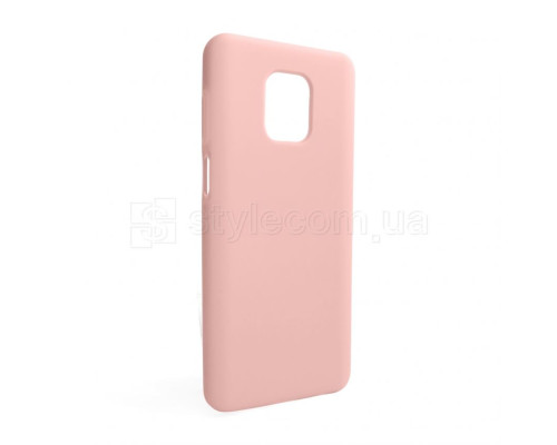 Чохол Full Silicone Case для Xiaomi Redmi Note 9 Pro light pink (12) (без логотипу)