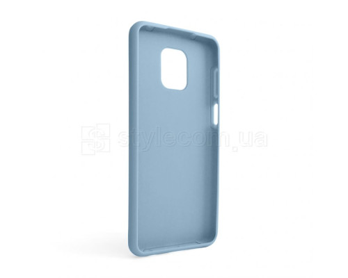 Чохол Full Silicone Case для Xiaomi Redmi Note 9 Pro light blue (05) (без логотипу)