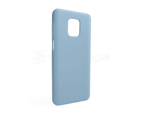 Чохол Full Silicone Case для Xiaomi Redmi Note 9 Pro light blue (05) (без логотипу)