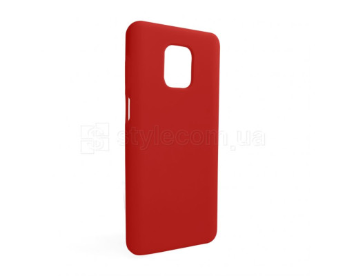 Чохол Full Silicone Case для Xiaomi Redmi Note 9 Pro red (14) (без логотипу)