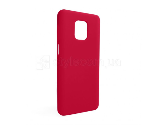 Чохол Full Silicone Case для Xiaomi Redmi Note 9 Pro rose red (42) (без логотипу) TPS-2710000243595