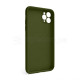 Чохол Full Silicone Case для Apple iPhone 11 Pro Max forest green (63) закрита камера TPS-2710000244417