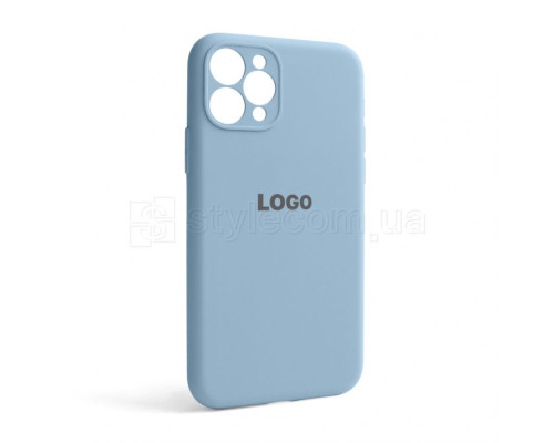 Чохол Full Silicone Case для Apple iPhone 11 Pro light blue (05) закрита камера TPS-2710000244288