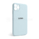 Чохол Full Silicone Case для Apple iPhone 11 Pro Max sky blue (58) закрита камера TPS-2710000244363