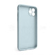 Чохол Full Silicone Case для Apple iPhone 11 Pro Max sky blue (58) закрита камера TPS-2710000244363