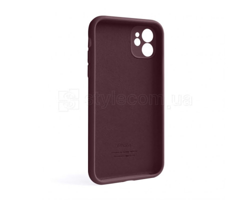 Чохол Full Silicone Case для Apple iPhone 11 maroon (42) закрита камера TPS-2710000244011