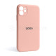 Чохол Full Silicone Case для Apple iPhone 11 light pink (12) закрита камера TPS-2710000244004