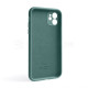 Чохол Full Silicone Case для Apple iPhone 11 pine green (55) закрита камера TPS-2710000244042