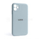 Чохол Full Silicone Case для Apple iPhone 11 sky blue (58) закрита камера TPS-2710000243748