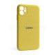 Чохол Full Silicone Case для Apple iPhone 11 canary yellow (50) закрита камера TPS-2710000243731