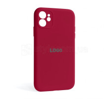 Чохол Full Silicone Case для Apple iPhone 11 rose red (37) закрита камера TPS-2710000244059