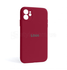 Чохол Full Silicone Case для Apple iPhone 11 pomegranate (59) закрита камера