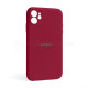 Чохол Full Silicone Case для Apple iPhone 11 pomegranate (59) закрита камера TPS-2710000243755