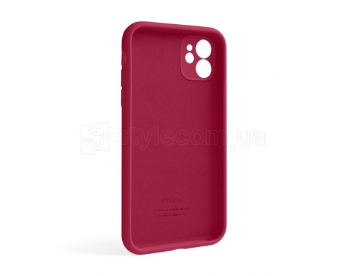 Чохол Full Silicone Case для Apple iPhone 11 pomegranate (59) закрита камера TPS-2710000243755