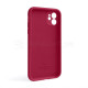 Чохол Full Silicone Case для Apple iPhone 11 pomegranate (59) закрита камера TPS-2710000243755