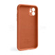 Чохол Full Silicone Case для Apple iPhone 11 new peach (66) закрита камера TPS-2710000243823