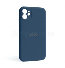 Чохол Full Silicone Case для Apple iPhone 11 deep navy (68) закрита камера