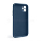 Чохол Full Silicone Case для Apple iPhone 11 deep navy (68) закрита камера TPS-2710000243847