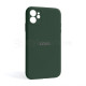 Чохол Full Silicone Case для Apple iPhone 11 atrovirens green (54) закрита камера TPS-2710000243878