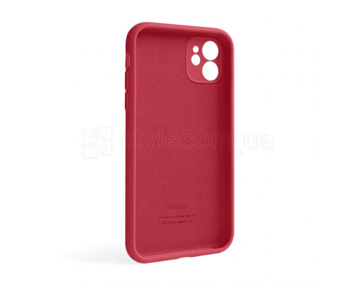 Чохол Full Silicone Case для Apple iPhone 11 camellia (25) закрита камера TPS-2710000243908