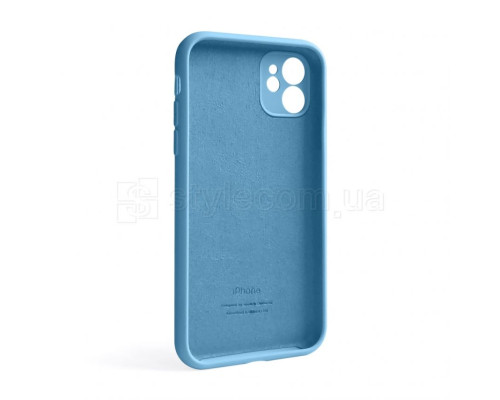 Чохол Full Silicone Case для Apple iPhone 11 cornflower (53) закрита камера TPS-2710000243915