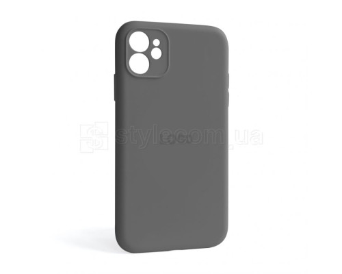 Чохол Full Silicone Case для Apple iPhone 11 dark grey (15) закрита камера TPS-2710000243939