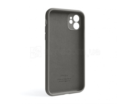 Чохол Full Silicone Case для Apple iPhone 11 dark grey (15) закрита камера TPS-2710000243939