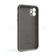 Чохол Full Silicone Case для Apple iPhone 11 dark grey (15) закрита камера TPS-2710000243939